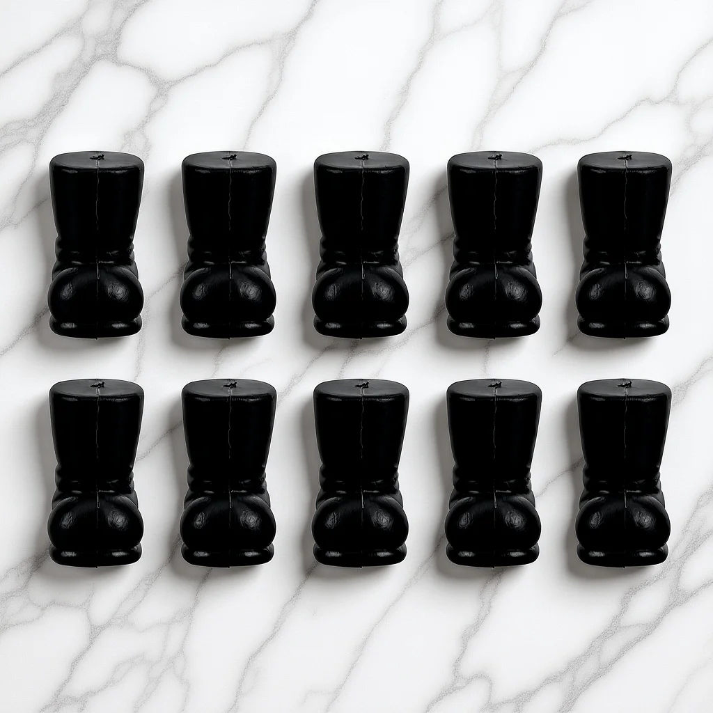 

10Pcs Santa Boots Christmas Decor DIY Santa Claus Boot Props Party Supplies Xmas Holiday Accessories Christmas Supplies