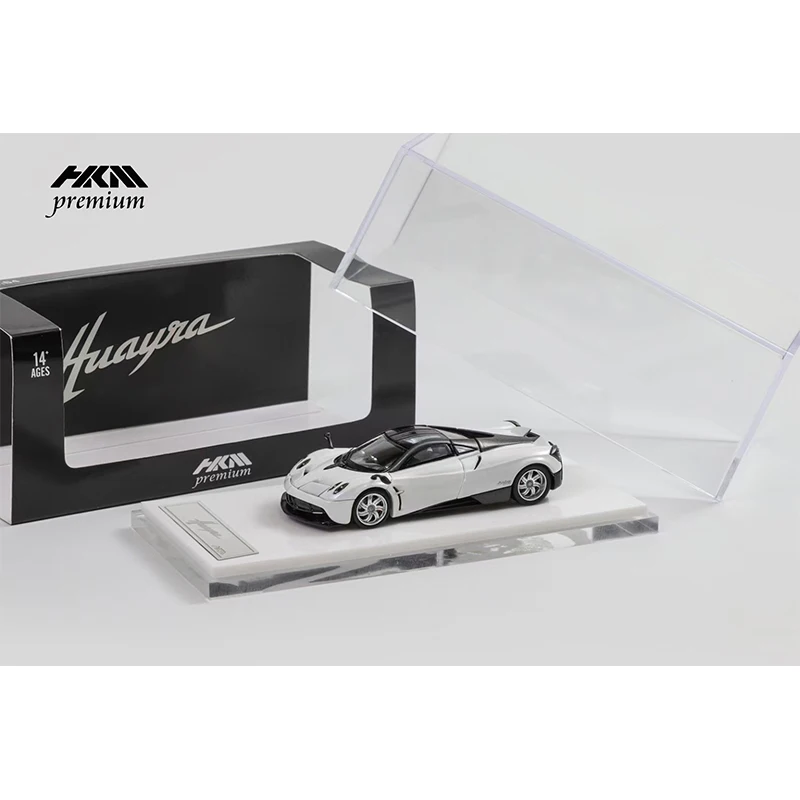 PreSale HKM 1:64 Huayra Coupe Full Open Door Diecast Diorama Car Model Collection Miniature Toys