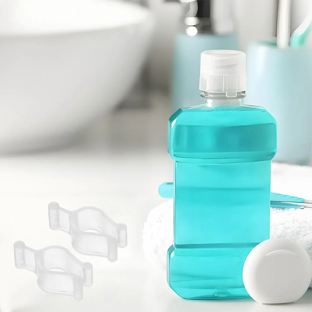 

100pcs Universal Bottle Pump Clamp Durable PP Plastic Leakproof Travel Easy Assembly Wet Hand Compatible for Cleansing