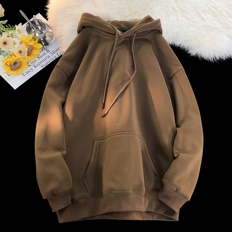 

Autumn Hoodies Men Fashion Casual Hooded Sweatshirt Men Streetwear Hip Hop Loose Pullover Hoodie Mens Hoody