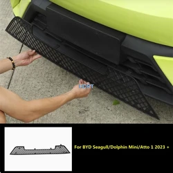 Car Style Front Mesh Racing Grille Air Inlet Cover Lower Bumper Insect Net Anti Dust For BYD Seagull/Dolphin Mini/Atto 1 2023 +