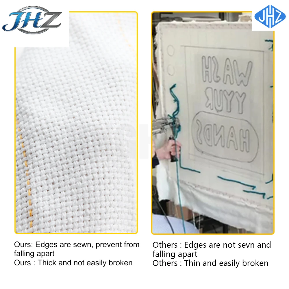 JHZ for1*5M/1.5*4M Primary Tufting Fabric Cloth Various For Using Rug Tufting Guns DIY Handmade Primary Backing Fabrics