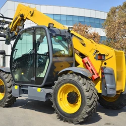 SYNBON Lift Arm Telehandle 3.5T Agricultural Telescopic Boom Forklift Wheeled Handling Forklift