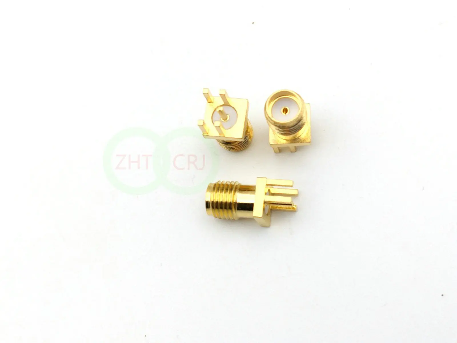 Imagem -03 - Ouro Sma Fêmea Jack Solda Pcb Clip Edge Mount Conector rf 16 Milímetros