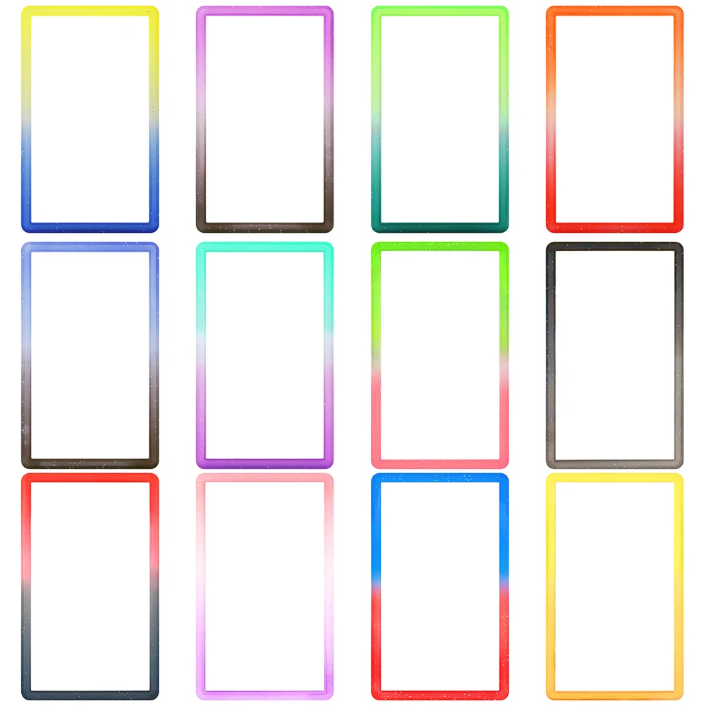 12x Gradient Silicone Bumper Case Guard Protector Display Sleeves Skin TPU for ACE Graded Card Slab Sports Game Storage Holder image 3