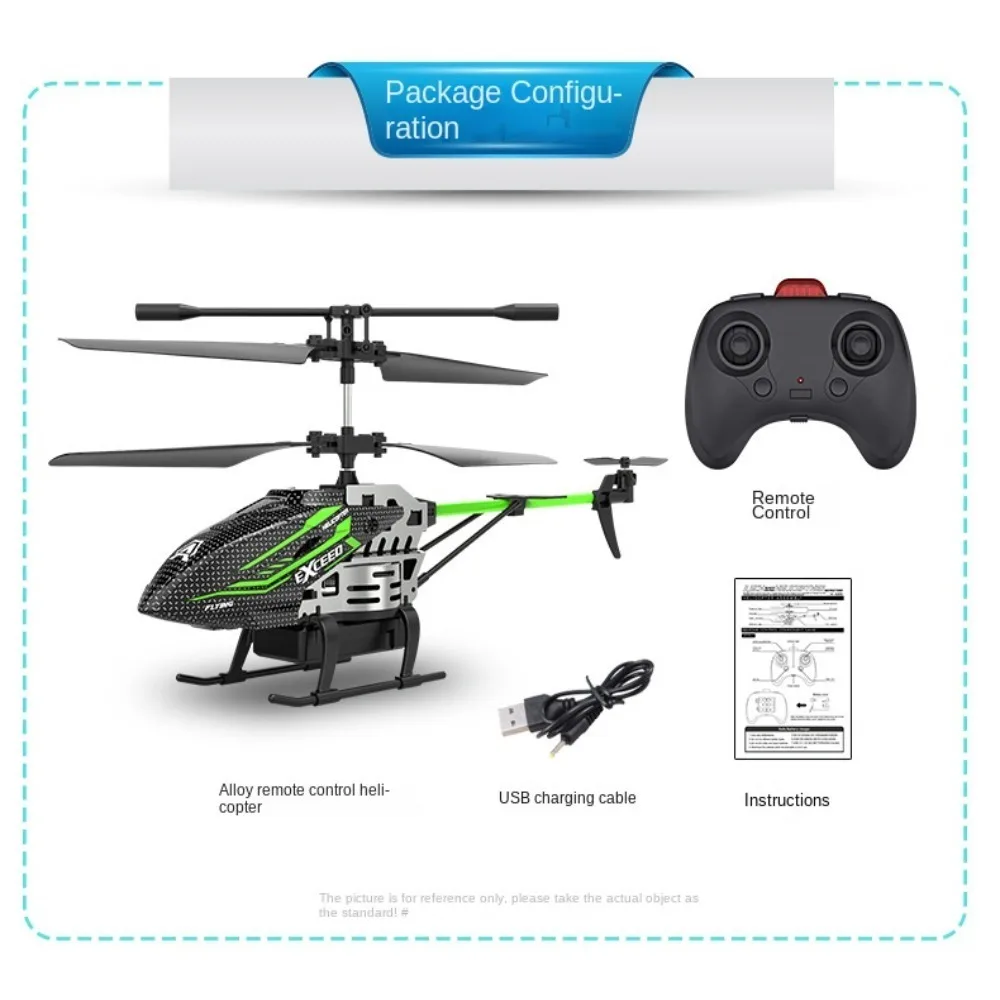 

Alloy ABS 7 LED Colors RC Helicopters Red/ Green 3.5CH Flying Helicopter Rechargeable High Control Fixed Height Mini RC Plane