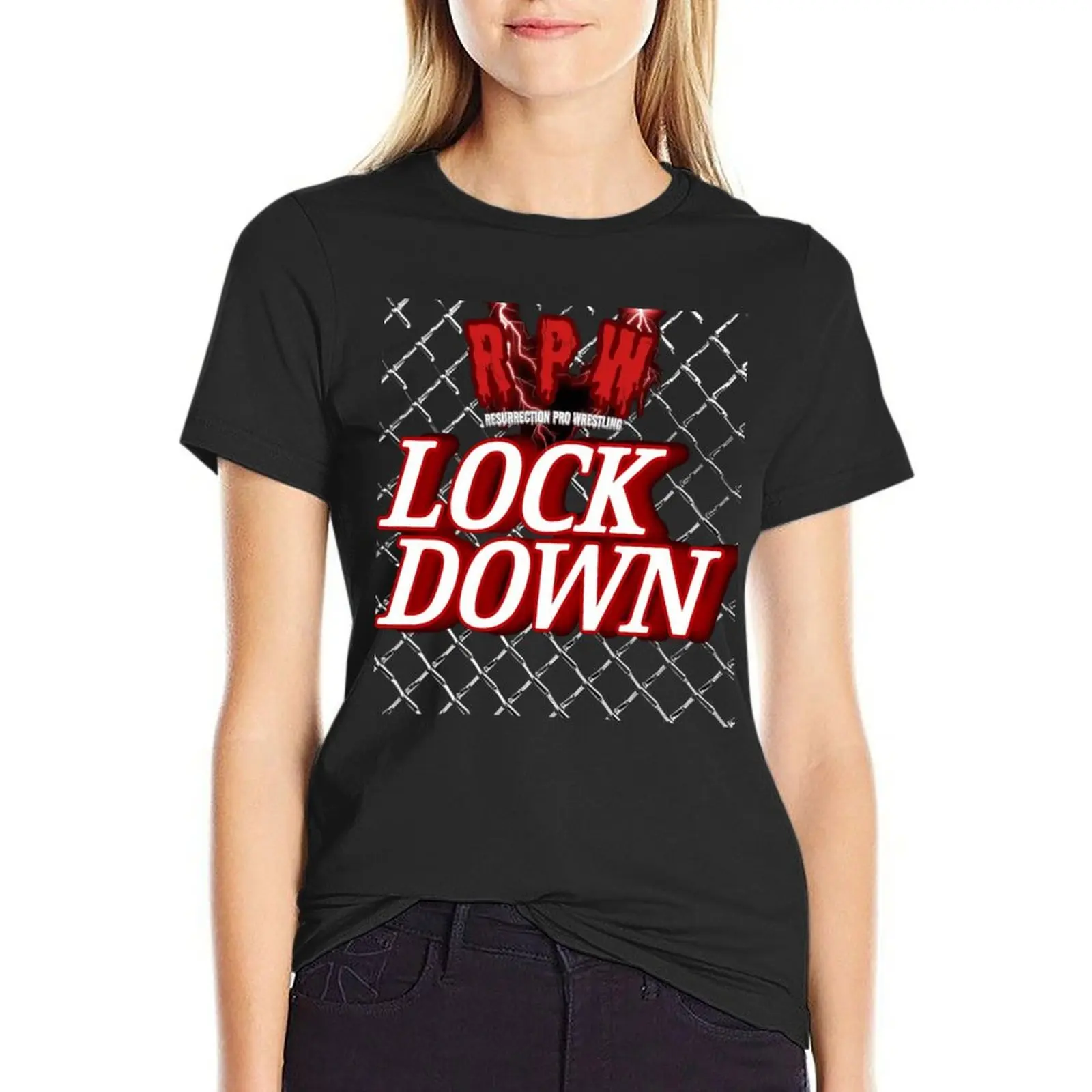 LIMITED EDITION Lockdown Event Logo T-Shirt sports fans graphics t-shirt dress for Women plus size