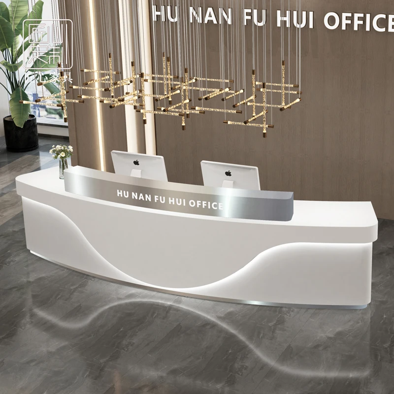 

Podium Bar Reception Desk Beauty Salon Cashier Console Salon Reception Desks Study Modern Recepcion Mostrador Desk Furniture