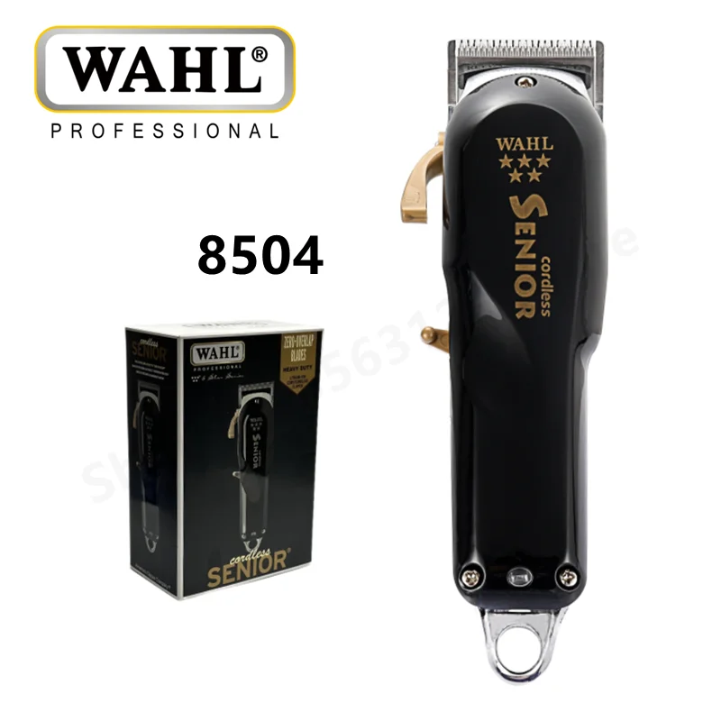 100% Original Wahl 8504 Senior Professional 5-Star Series Cordless Hair Clipper For Stylists and Barbers