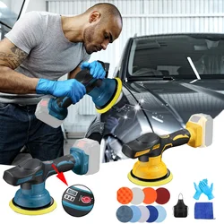 Polishing Machine For Car 21V Cordless Polisher 8 Gears 380W Automotive Electric Waxing Repairing Wireless Sander Polish