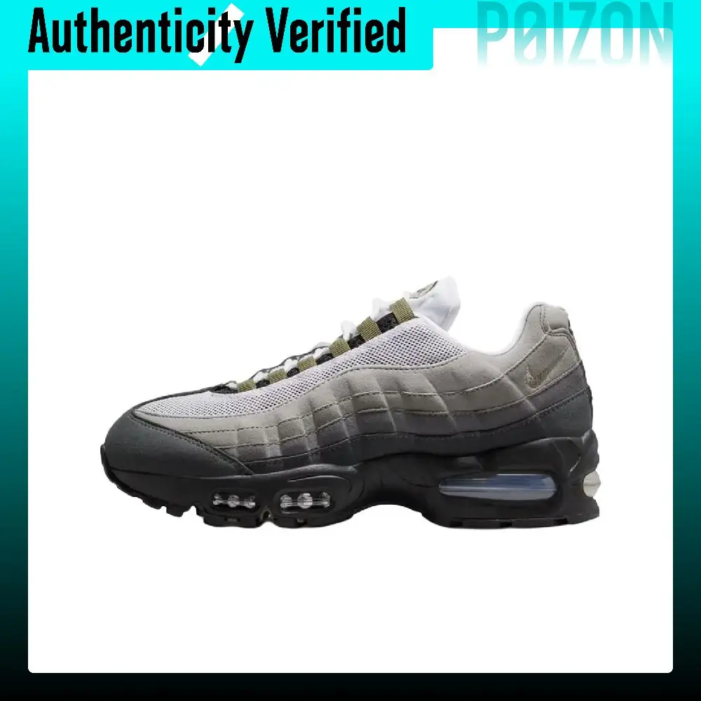 Nike Air Max 95 Casual Running Shoes Unisex White Gray HJ5996-003