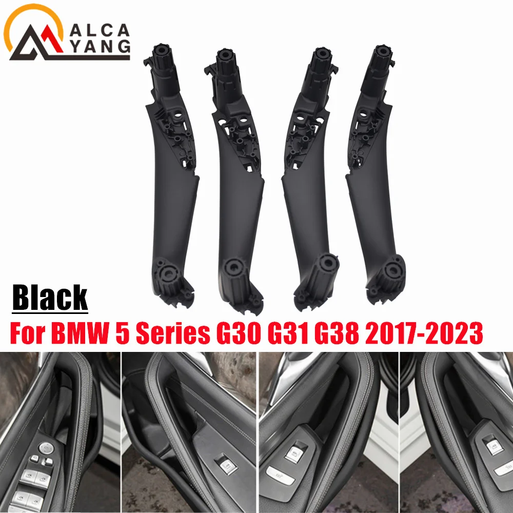 Car Front Rear Left Right Interior Car Door Handle Inside Cover For BMW 5 Series M5 G30 G31 G38 F90 520 523 525 528 530 2017-13