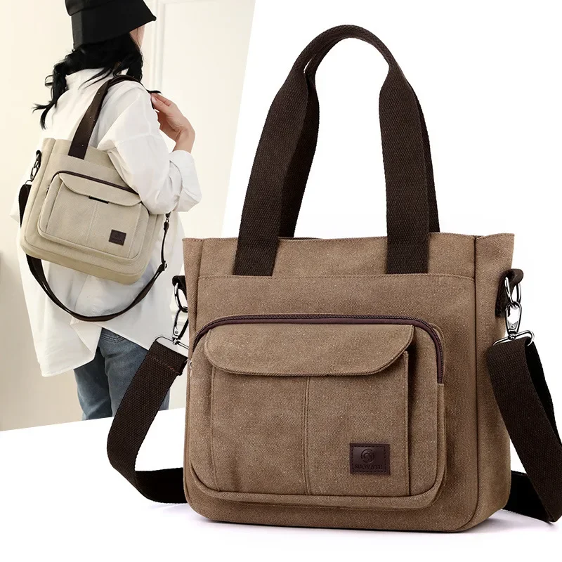 Borsa a tracolla da donna di grande capacità borsa a tracolla da viaggio leggera borsa da viaggio per zainetto in tela di nuovo arrivo