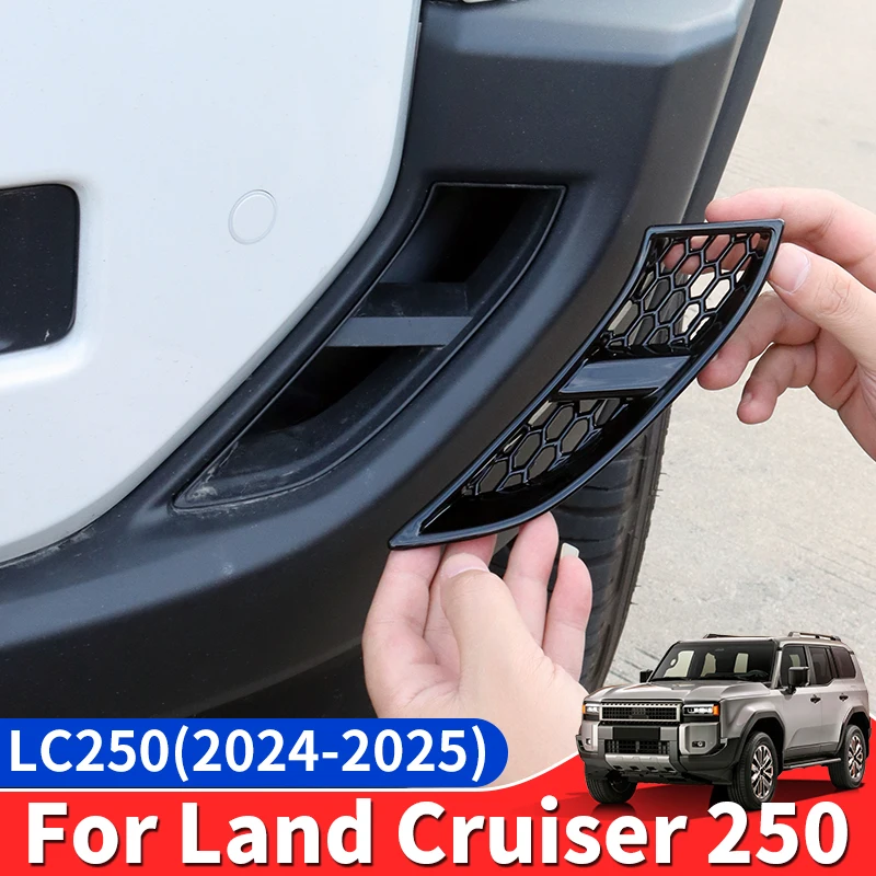 

Рамка передней решетки радиатора для Toyota Land Cruiser Prado LC250 250 2024 2025 j250 Первая Редакция - Накладка на воздухозаборник, внешний тюнинг, аксессуары для автомобиля, пластик АБС (2 шт.)