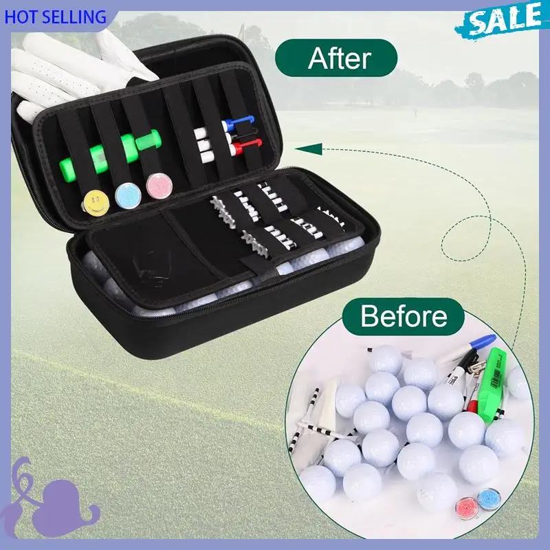 ABVB-جولف الكرة صندوق تخزين جولف تيز ديفوت حقيبة أدوات حافظة جولف قفاز حامل حافظة إكسسوارات الغولف المحمولة