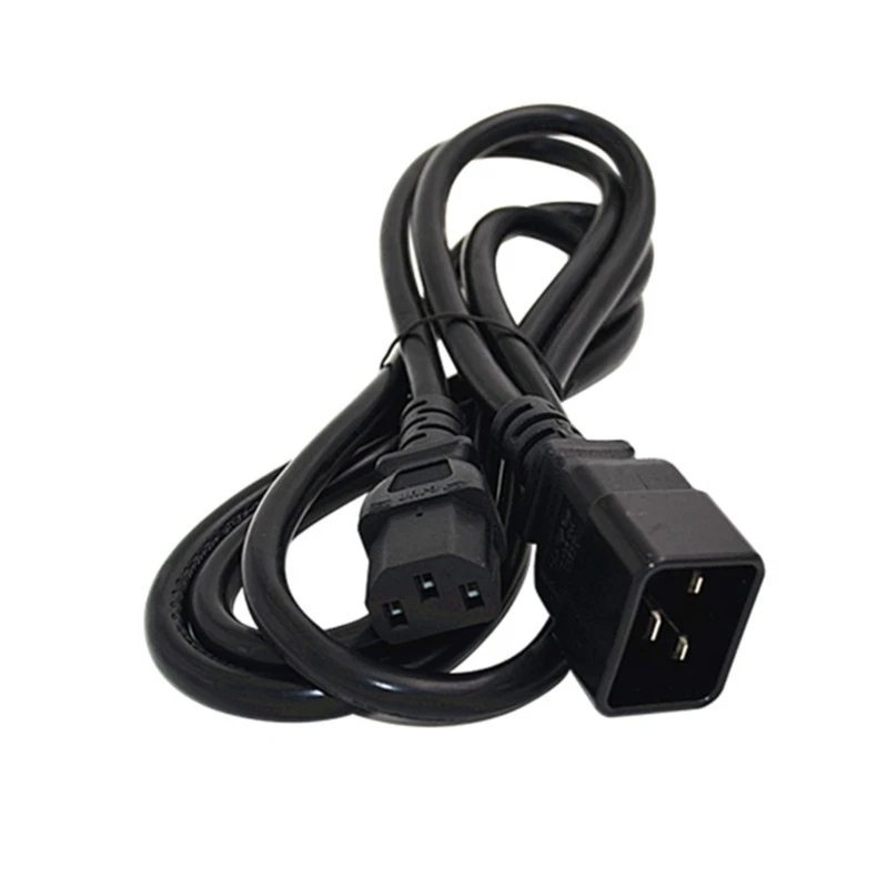 1.8M IEC C20 to C13 UPS Extension Cable PDU Distribution Power Cord Extension Dropship