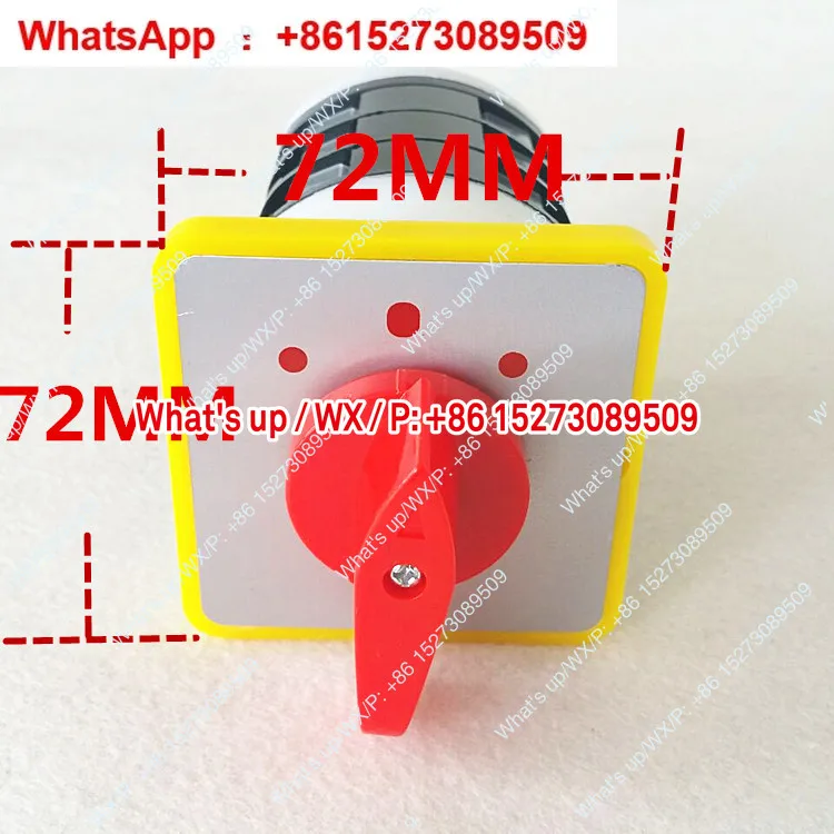 LW5-16/3 مفتاح نقل الجمع، تحويل الجهد الكهربائي اختيار تحميل 16A 3 التروس 3 أقسام للأمام والخلف