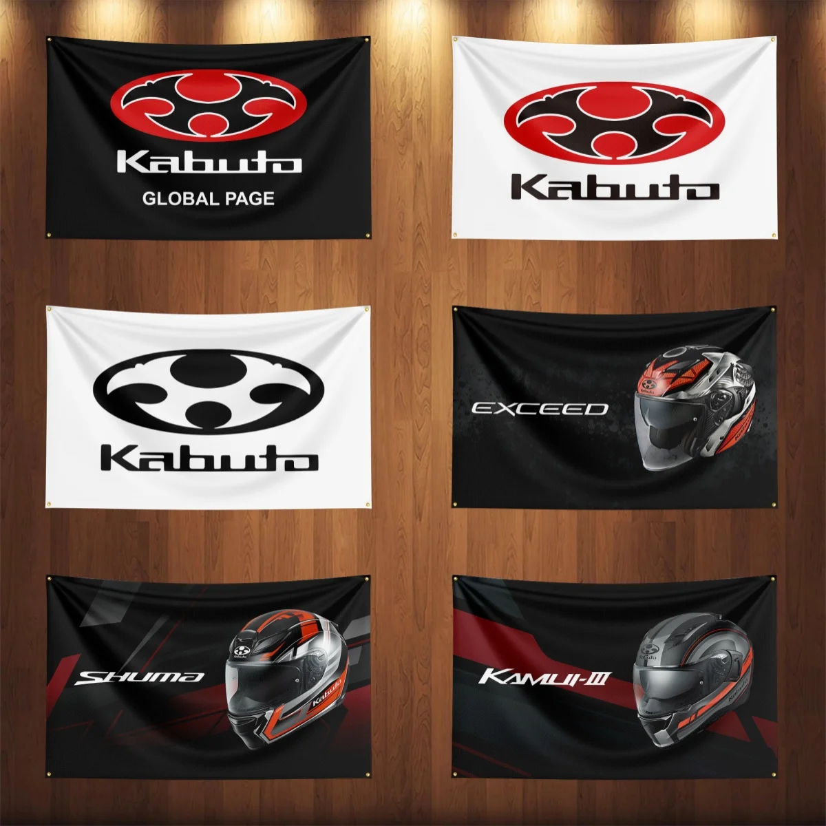 

3x5ft K-KABUTOs Auto Parts Flag Room Decor Flag Outdoor Decorations Flags for Rooms