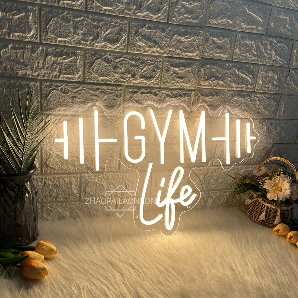 Dumbbell GYM Neon Signs for Wa - Home Gym Aesthetic recension och pris