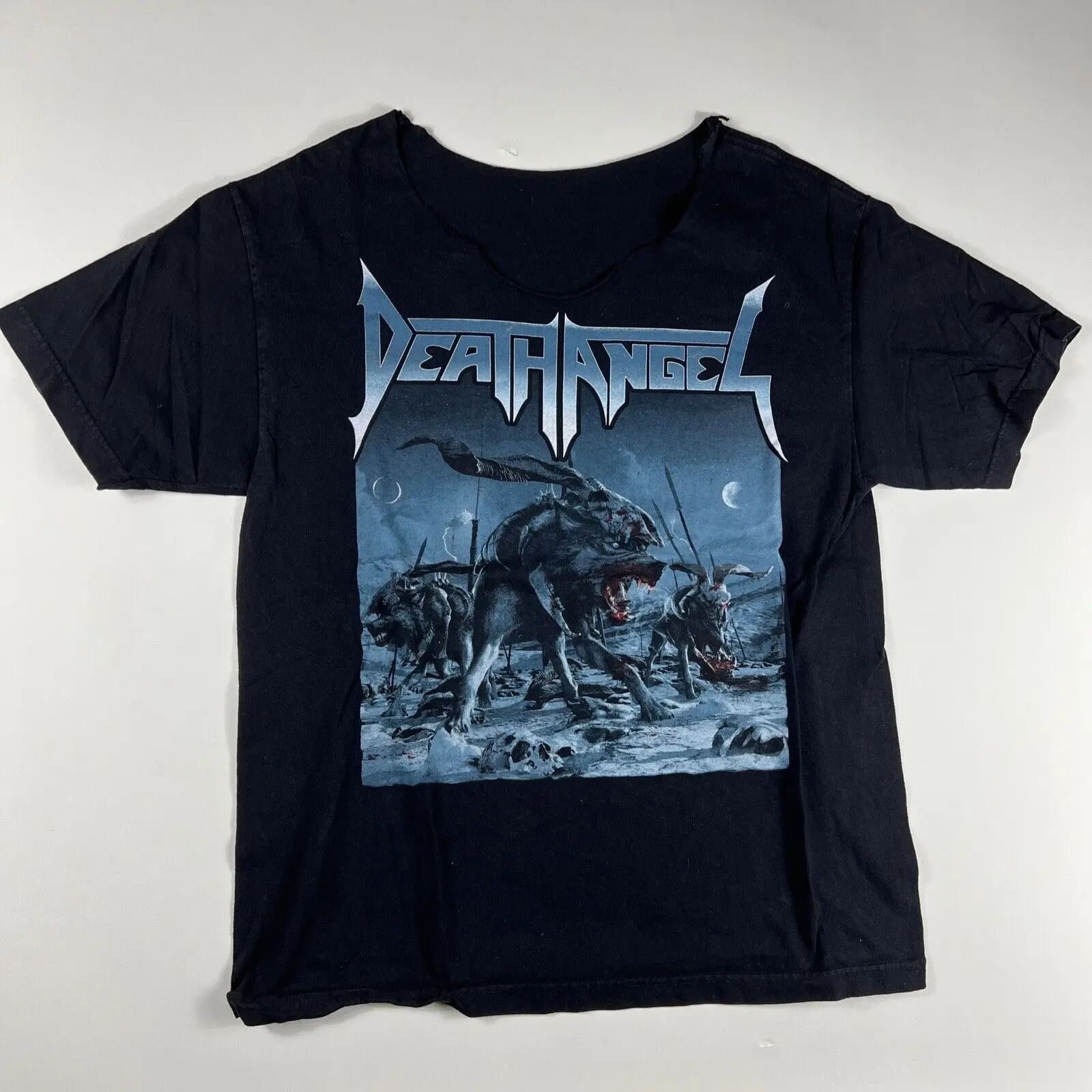 Death Angel T Shirt L Cut Collar The Dream Calls For Blood