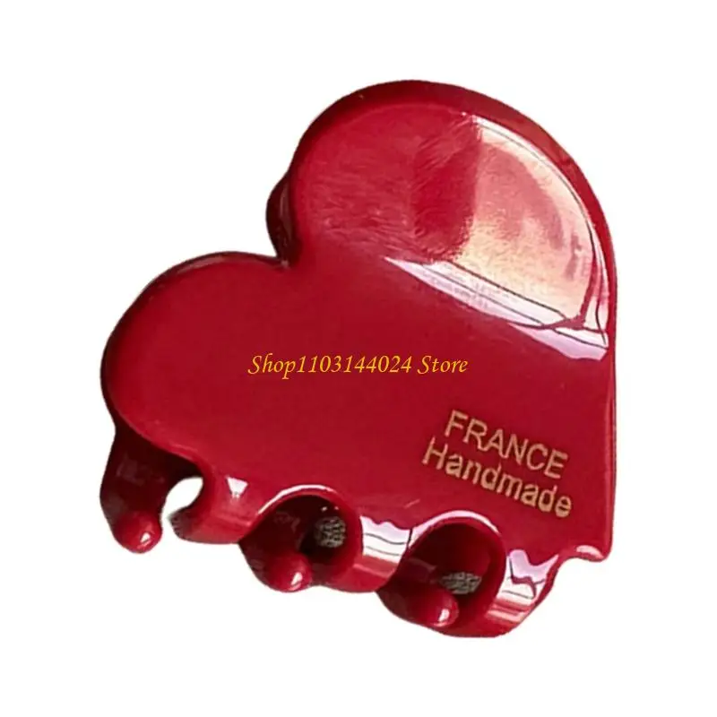 N5KE Fashionable Heart Hair Clip Clamp Claw Clip Hair Barrettes Delicate Large Headgear Hair Styling Tool Casual Wear