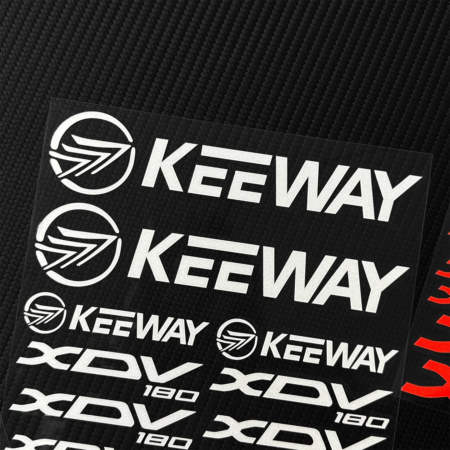 For KEEWAY XDV180 Blueshark Scooter Motorcycle Stickers Set Moto Bike Side Panel Windshield Tail Box Vinyl Decals Accessories