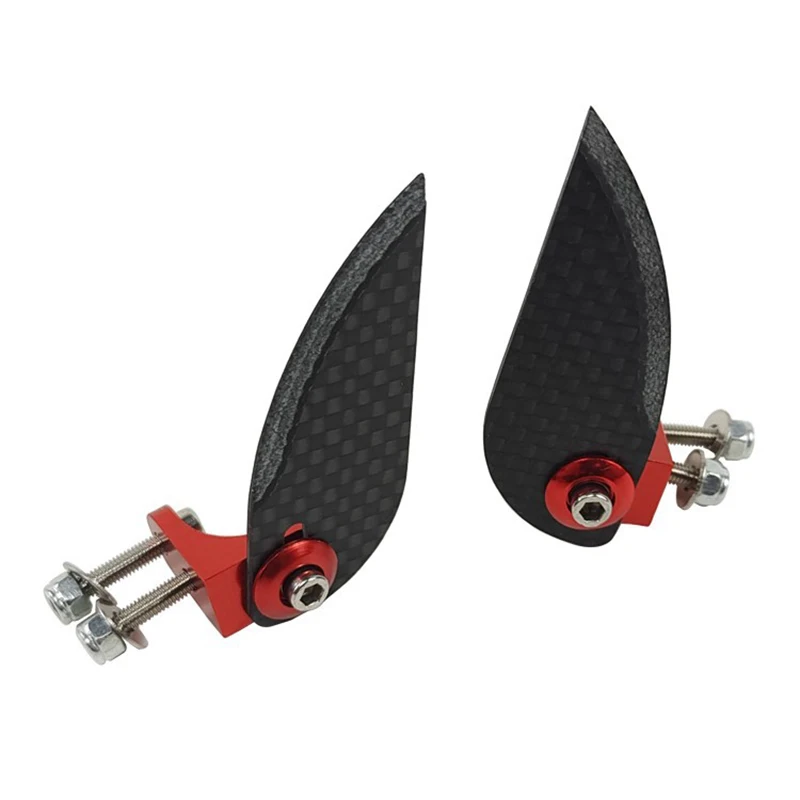 1 Pair Adjustable 3K Carbon Fiber Turn Fins 85mmx 35mm 62mmX 25mm 55mm X 21mm Length For 70-100cm Rc Boat