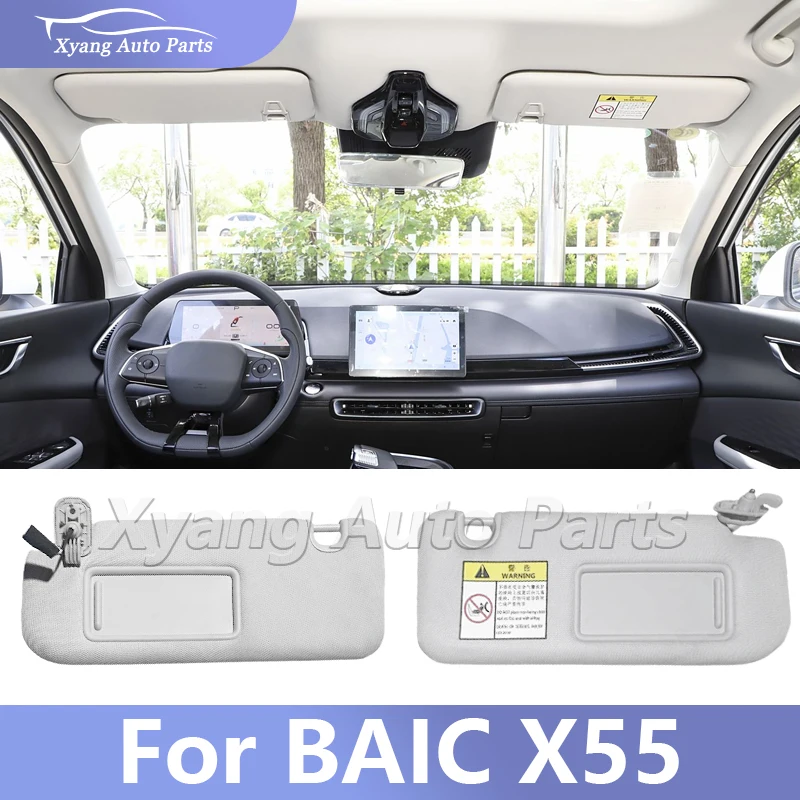 

Car Sun Visor Shade For BAIC X7 X55 Windscreen Shadow Sunglasses Sunshade With Light Mirror
