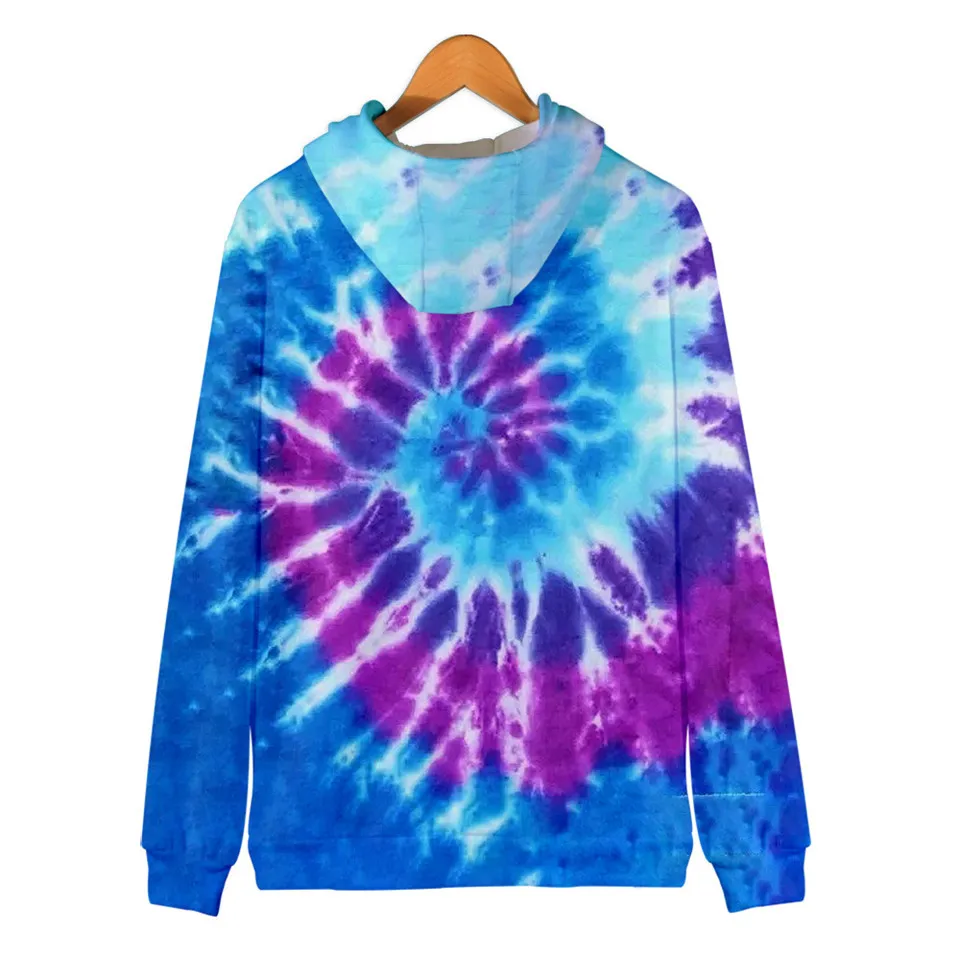 Colorful Spiral Dizzy Pattern Hoodie Men Women Optical Illusion Hoodies Sweatshirt Harajuku Tie Dye Jacket Coat Clothes