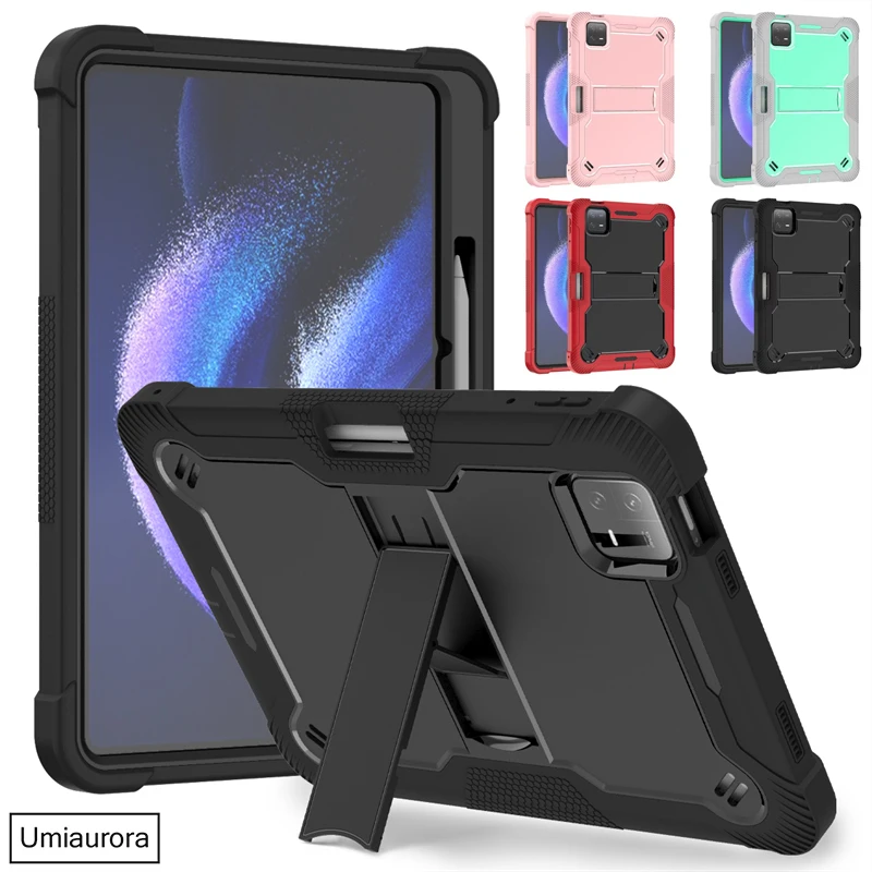 

For Xiaomi Mi Pad 6 11 inch Pad 7 8 Pro 11.2" Shockproof Silicon PC Hybrid Tablet Case Stand Pencil Holder Cover Armor Funda