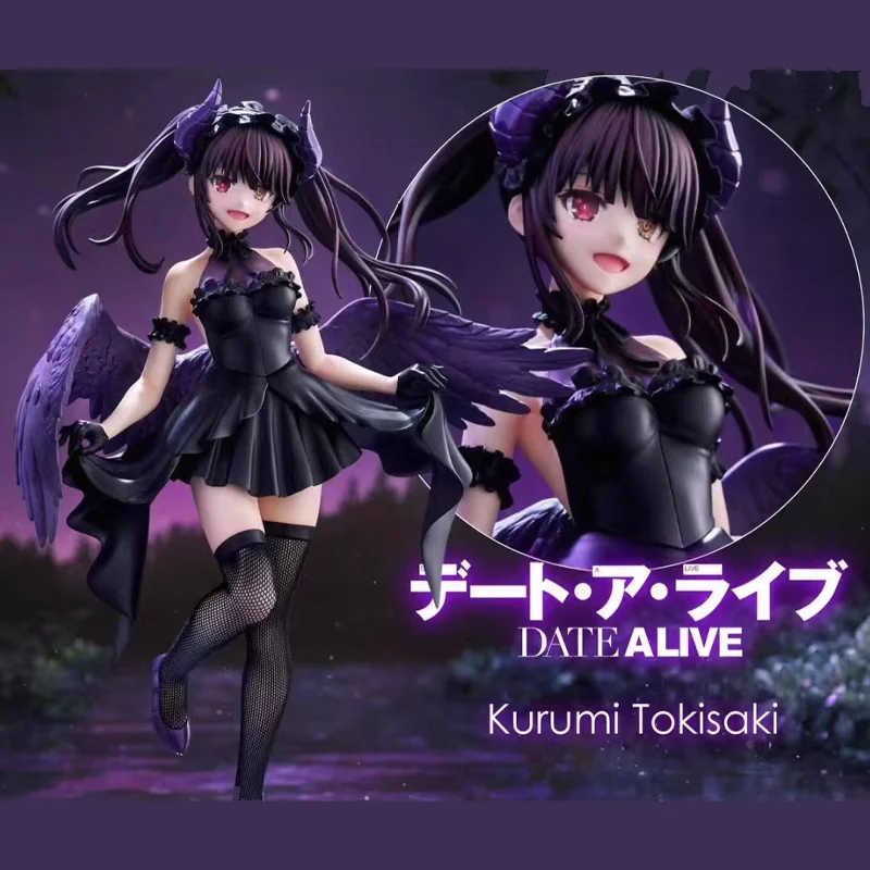 

[Original Genuine] In Stock Furyu Date Alive Bicute Dark Figure Kurumi Tokisaki PVC Anime Figure Model Collector Figurine Toys