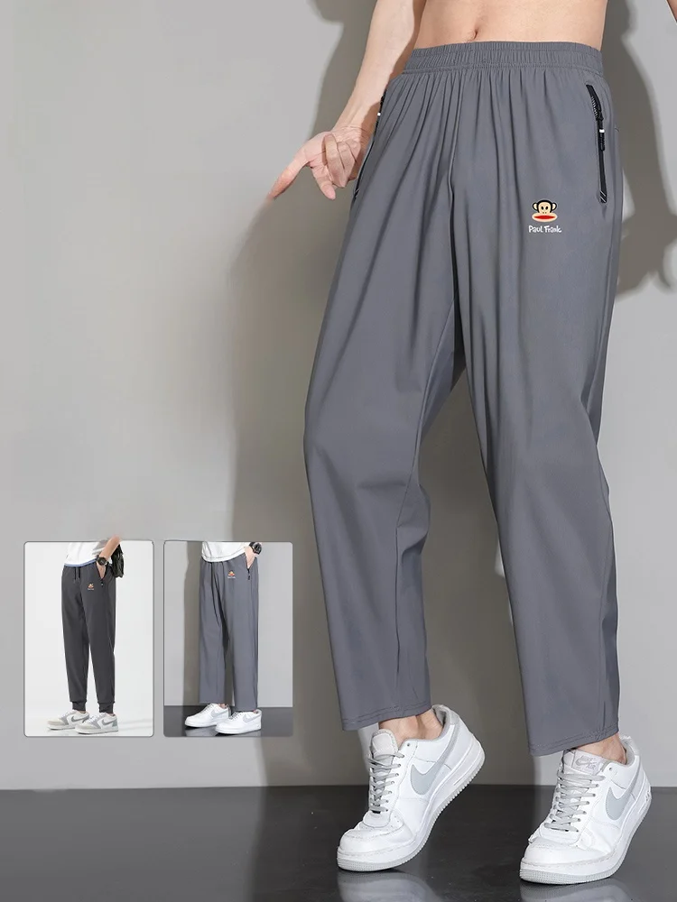 

Мужские повседневные брюки свободного прямого кроя Monkey Brand, весна-лето, дышащие, высокоэластичные, для ежедневной носки