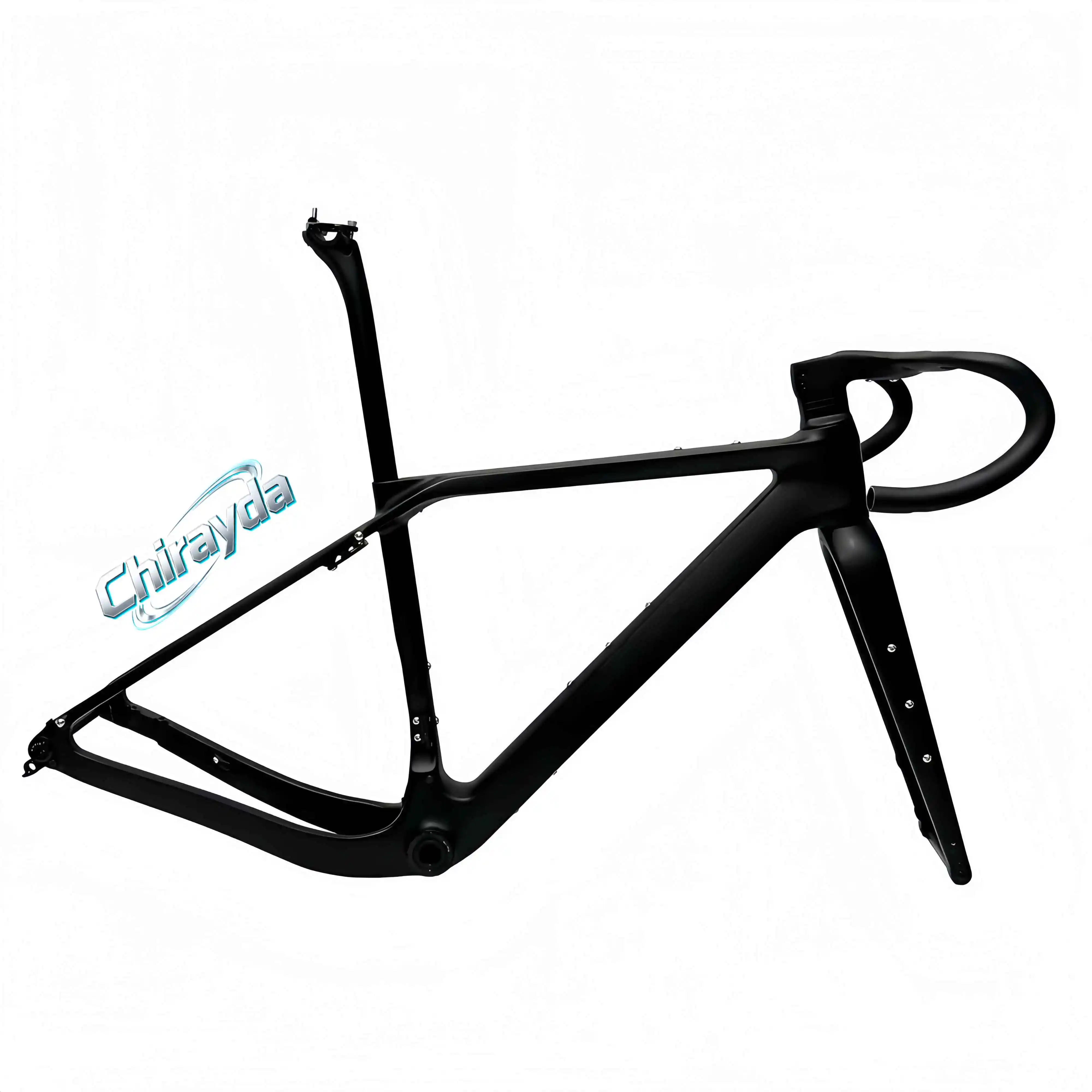 2026 Chirayda T1100 Toray Carbon Road Bicycles Disc Brake Frame T47 Thread Bottom Bracket Internal Cable Routing