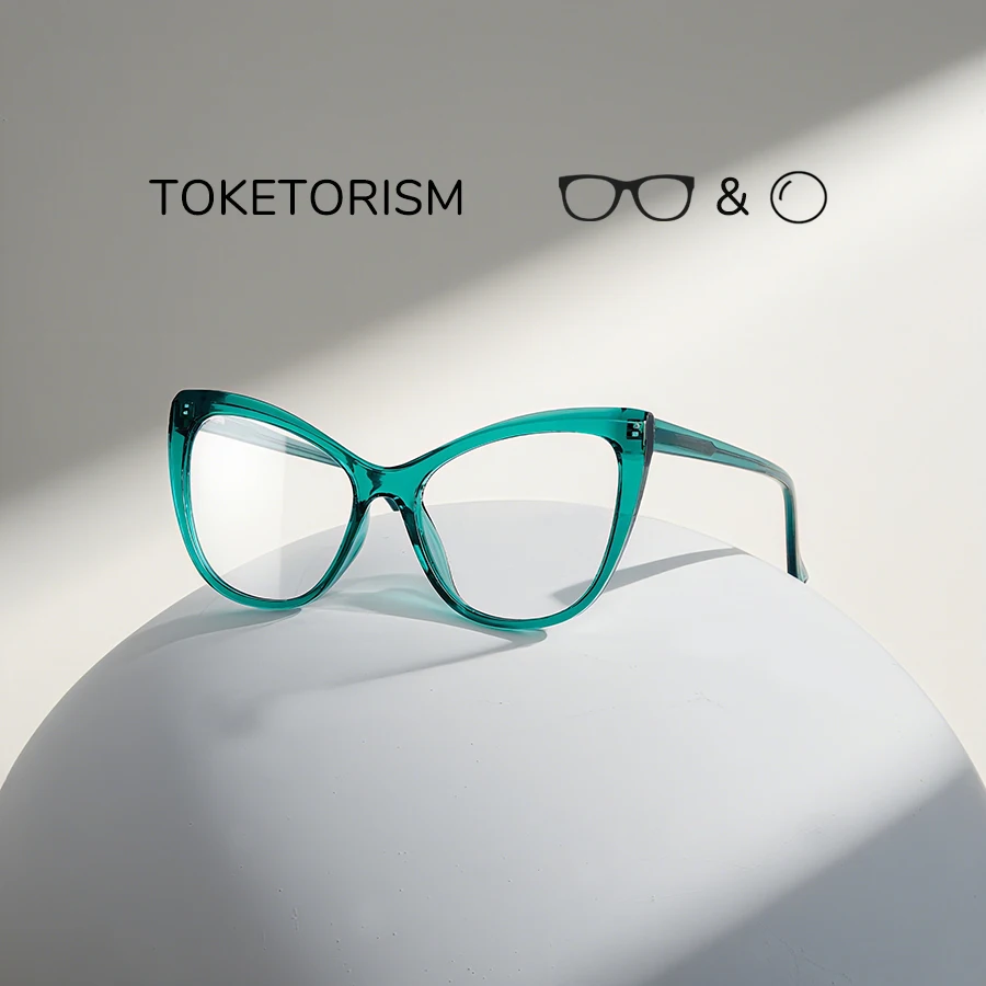 

Toketorism Stylish Women's Prescription Glasses Multifocal Progressive Lenses Optical Eyeglasses