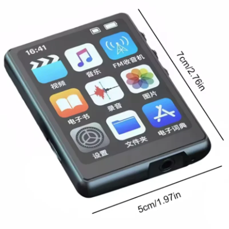 M13K-MP3 MP4 Player Hifi MP4 Full Touch Screen Bluetooth-Kompatibel Tragbare MP3 Player Unterstützung FM Radio Aufnahme E-Book