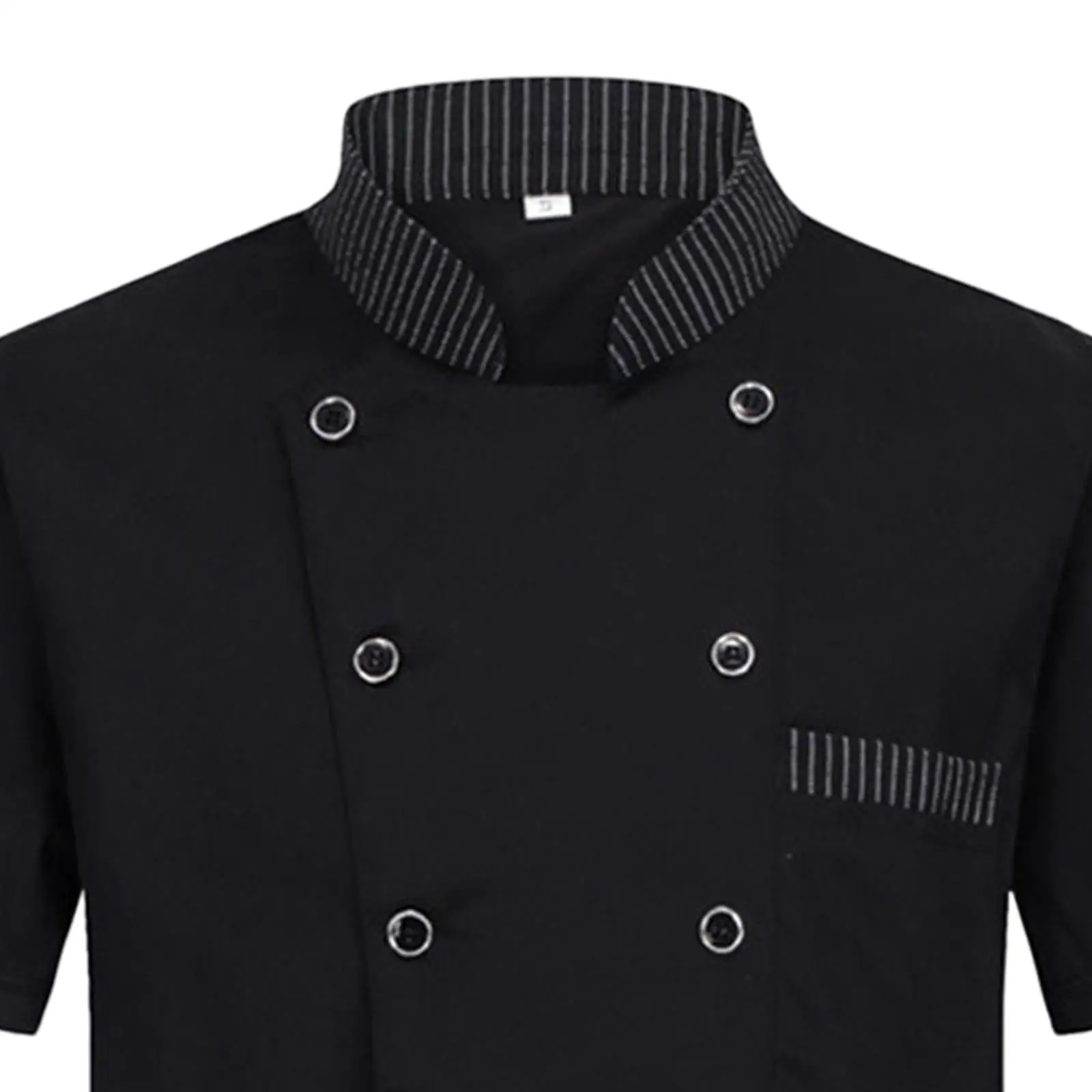 Men S Chef Uniform Exquisite Craftsmanship And Comfortable Fit Catering Chefs Work Clothes For Men Black 3XL