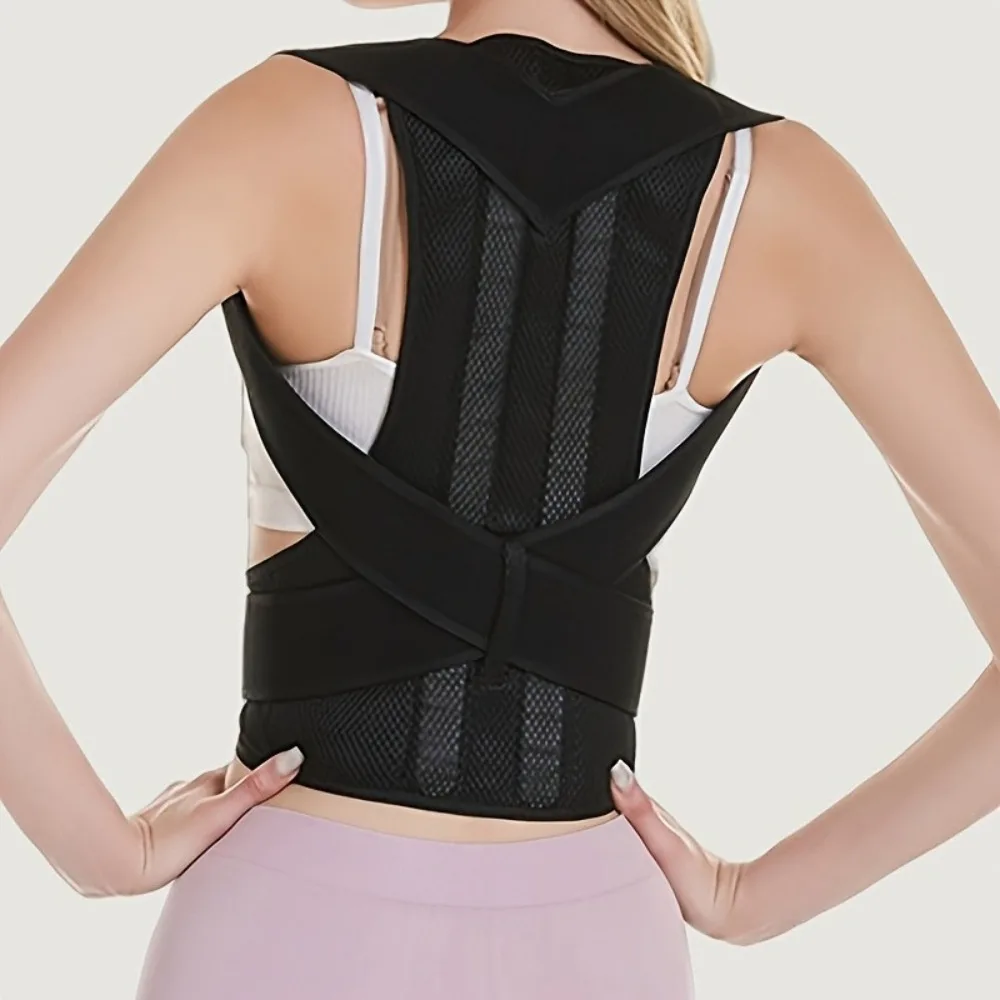 Posture Correction Brace & Stand-Up Straightening Belt - Abdominal Support Belt with Breathable Fabric for Comfortable Wear
