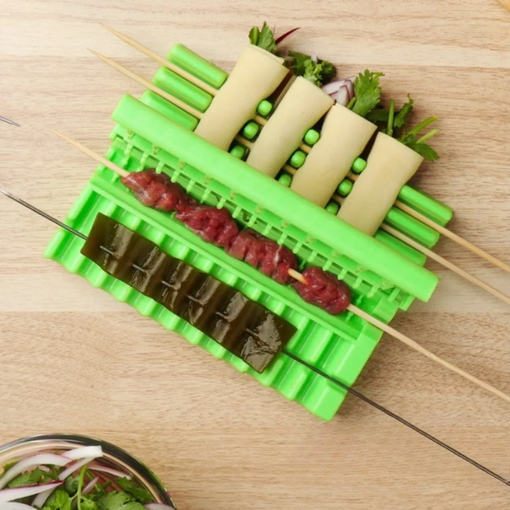 Barbecue Skewer Automatic Plastic Home Portable Skewer Skewer Eating Barbecue Family Outdoor Barbecue Tool