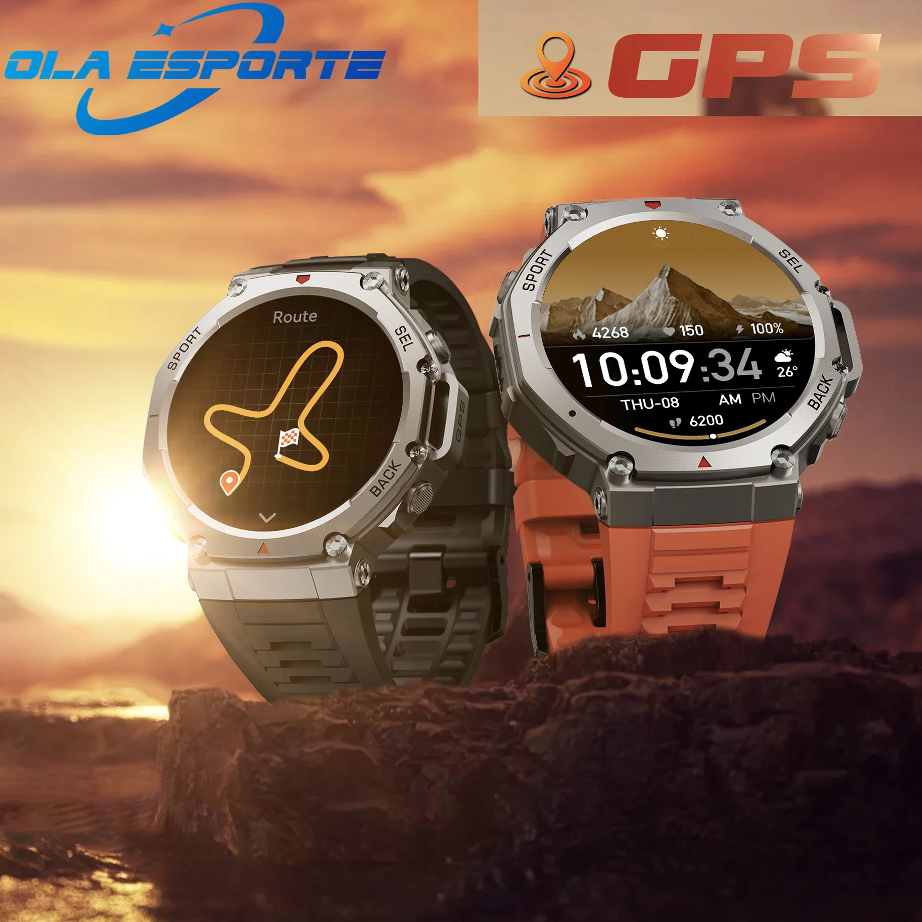 New T-Rex 3 2025 For Amazfit New Military gps smartwatc Built-in Compass Altimeter 10ATM Waterproof Sports Smartwatch Men Women