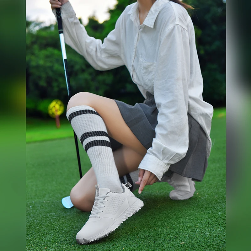 Chaussures de golf professionnelles unisexes, chaussures d'entraînement de golf en plein air pour femmes