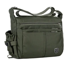 Bolso de hombro de nailon para hombre, bandolera a prueba de salpicaduras, bolsa de herramientas, bolso cruzado escolar informal para deportes al aire libre, venta al por mayor, envío directo