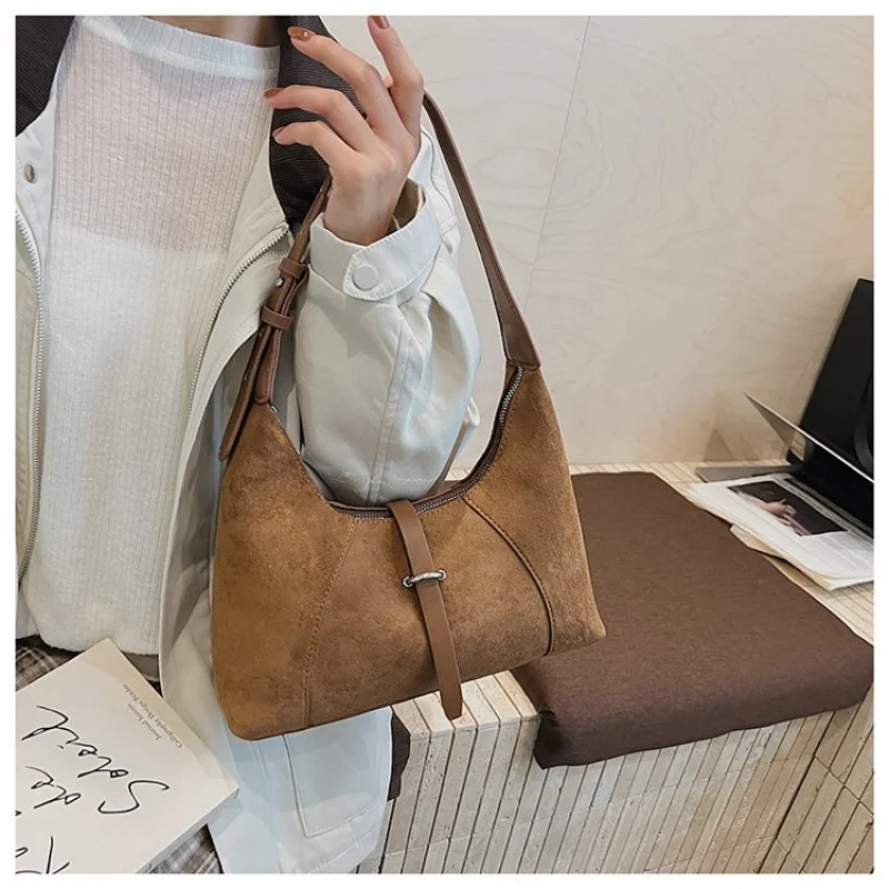 

Модная женская сумка через плечо из деревенской кожи с принтом и Париж Элегантный просторный мягкий повседневный современный вид ​