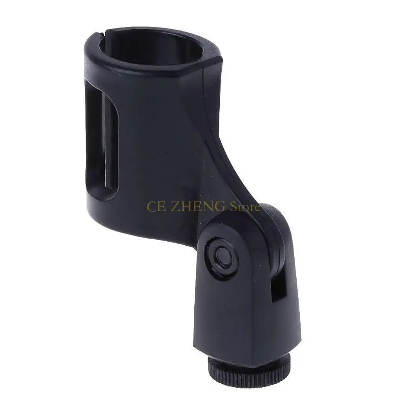 E56B 무선 마이크 스탠드 브래킷 범용 마이크 유연성 스탠드 브래킷 지원 액세서리 플라스틱 클램프 홀더