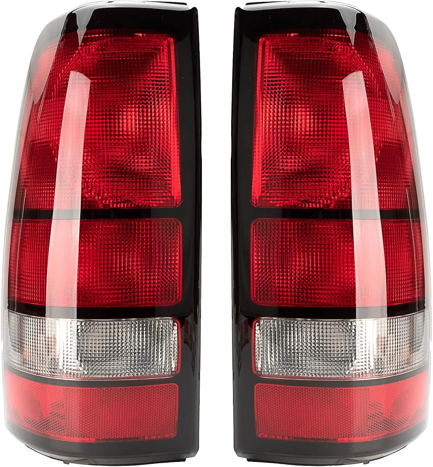 

Tail Light Housing for 1999-2006 Chevy Silverado & GMC Sierra, Black, Driver & Passenger Side, No Bulb