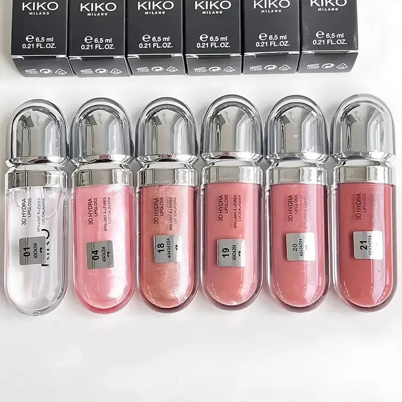 

3D Mirror Lip Gloss Double Headed Transparent Lip Color Mirror Water Effect Milk Tea Bean Paste Sexy Lip Glaze Cosmetics Makeup