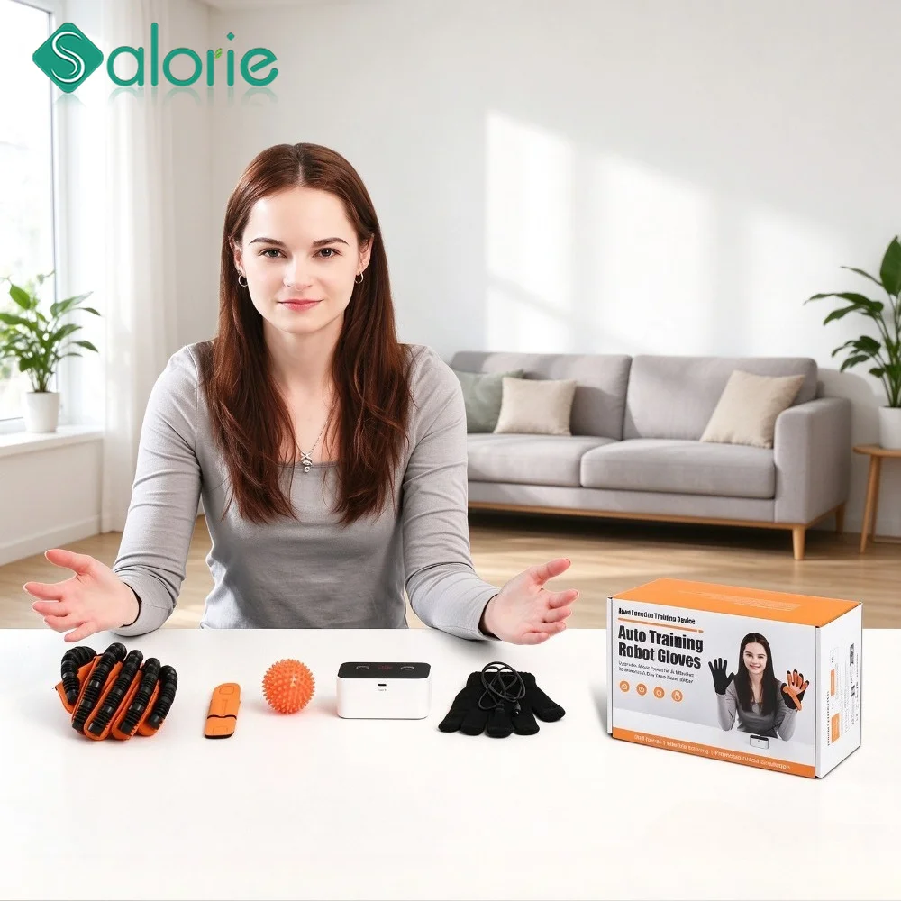 Hand Rehabilitation Robot Glove Intelligent Finger Training Device Stroke Hemiplegia Hand Function Physiotherapy Equipment