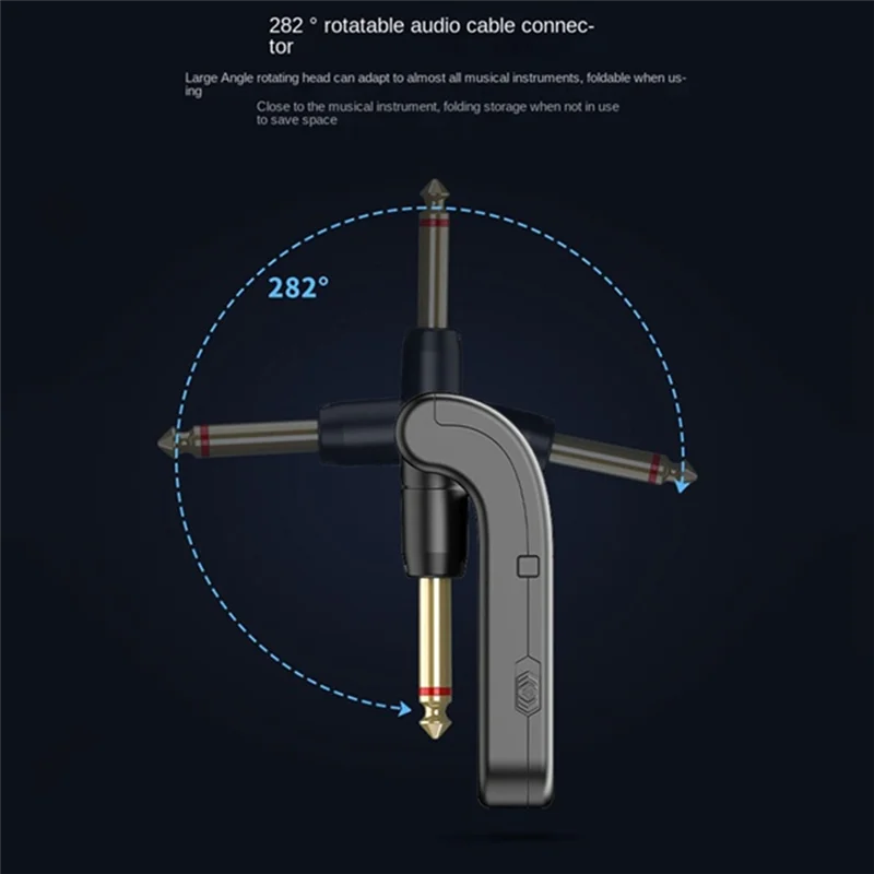 

SQPP-2.4G беспроводной гитарный передатчик, приемник, гитарная система, 48K/24 бит, передача в реальном времени, вращающаяся вилка для гитар
