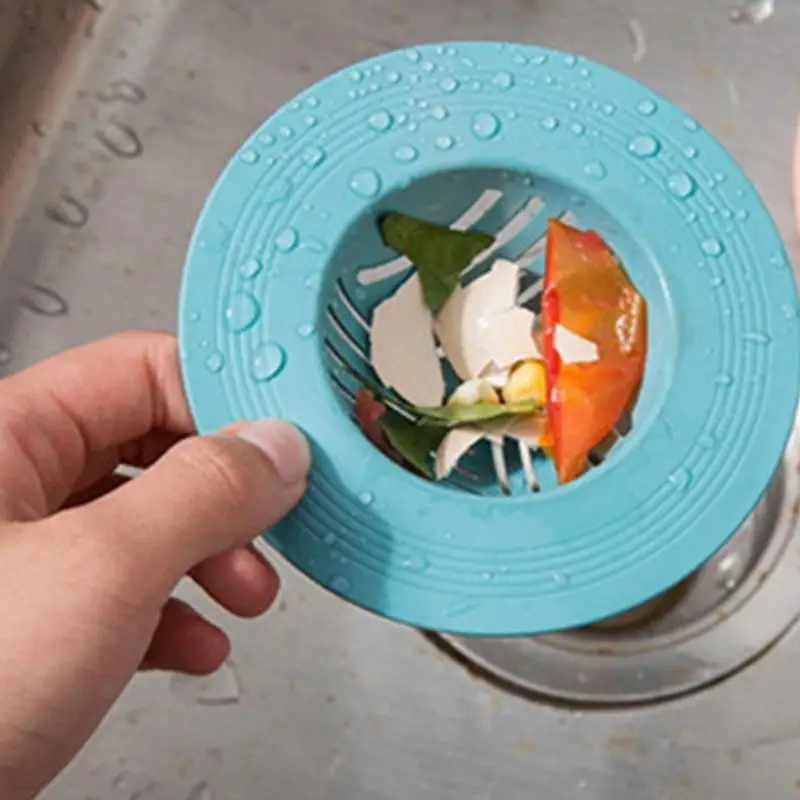 Drain Hair Catcher Planet Shaped Shower Room Hair Stopper Household Cleaning Tools for Kitchen Sink Toilet Floor Shower Room Tub