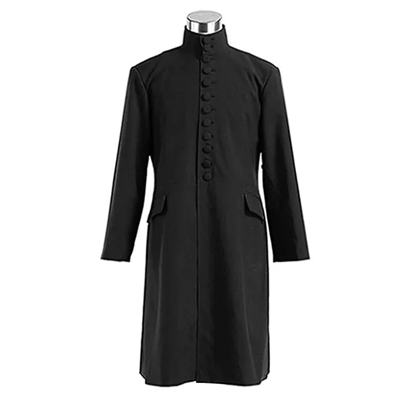 Severus Snape Cosplay Costume Robe Magic Wand ProfessorHarrypott School Black Cloak Shirts Suits Halloween Party For Men Women