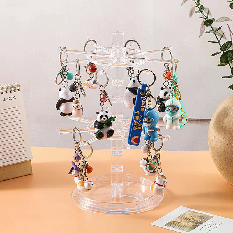 

Rotatable Jewelry Display Stand Multipurpose Hair Ring Rack Bracelet Holder Durable Necklace Display Stand For Home
